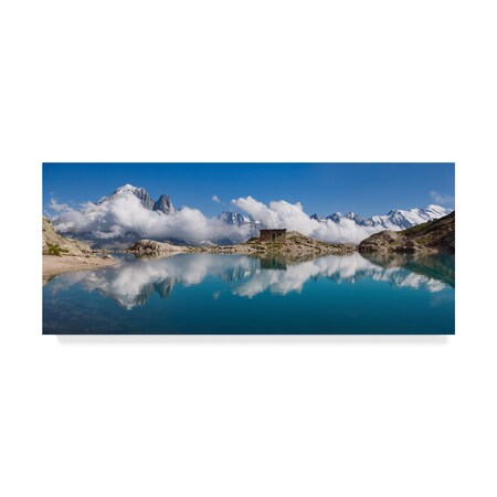 Trademark Fine Art Roberto Bertero 'Lac Blanc Par' Canvas Art, 20x47 1X05021-C2047GG